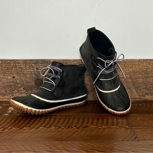 Sorel Women’s Out N About Leather Rain Snow Boot | Size 8